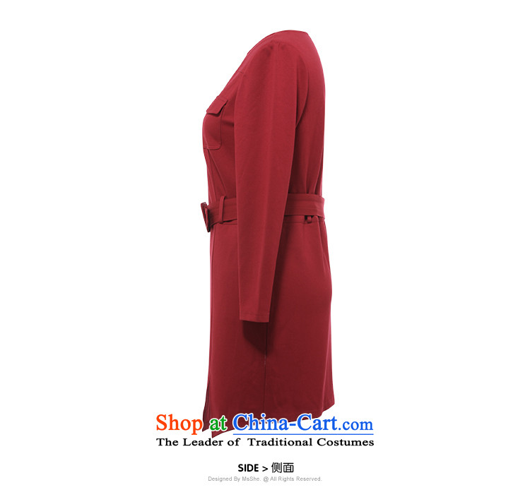 Msshe xl women 2015 new winter activities of pure color waistband V-Neck dresses Foutune of 10772 Bourdeaux 4XL Photo, prices, brand platters! The elections are supplied in the national character of distribution, so action, buy now enjoy more preferential! As soon as possible.