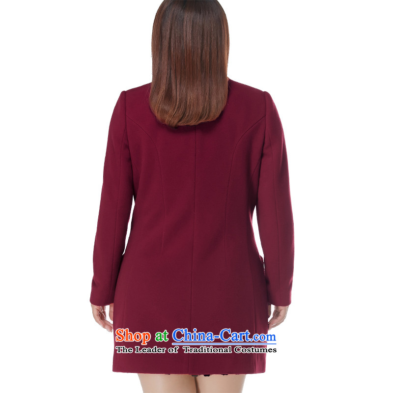 To increase the number msshe women 2015 new autumn and winter Fat MM collar wool coat jacket? Gross pre-sale altogether, 10,757 people took part wine red 2XL- pre-sale to 12.10, the Ms Susan Carroll, Selina Chow (MSSHE),,, shopping on the Internet