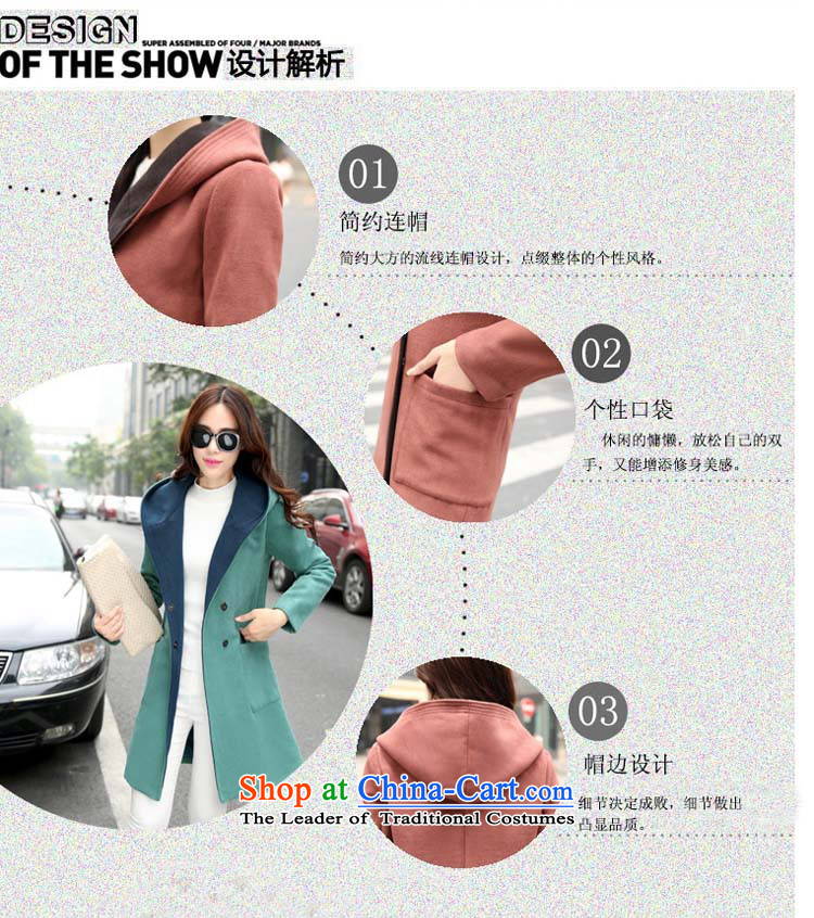 Korean fashion cap? coats blue green L picture, prices, brand platters! The elections are supplied in the national character of distribution, so action, buy now enjoy more preferential! As soon as possible.