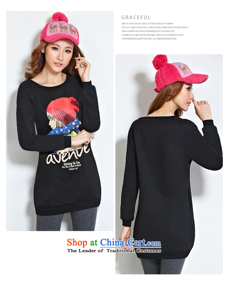 For M- Large 2015 Women's autumn and winter new thick mm video thin stamp lint-free in warm Thick Long sweater, forming the Netherlands Y1172 3XL black picture, prices, brand platters! The elections are supplied in the national character of distribution, so action, buy now enjoy more preferential! As soon as possible.