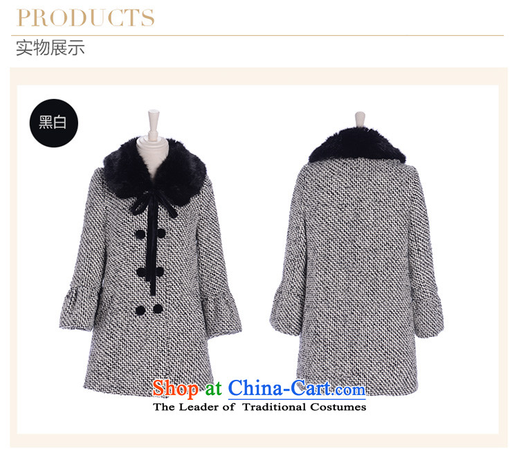 Zdorzi colorful Cheuk-yan winter new women's sweet date of gross for double-jacket 928547? black and white photo L, prices, brand platters! The elections are supplied in the national character of distribution, so action, buy now enjoy more preferential! As soon as possible.