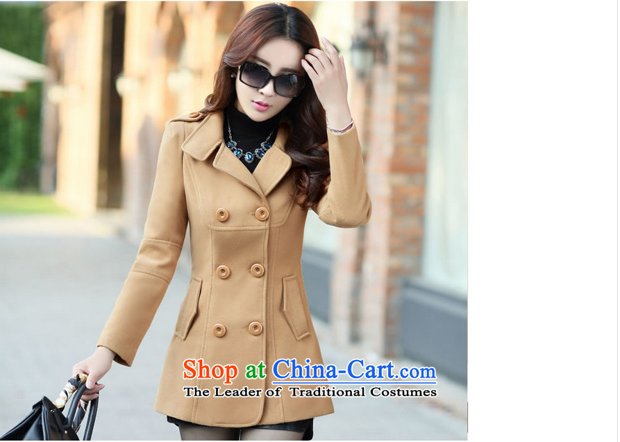 Gigi Lai of far? female 2015 Autumn coat for women for winter new Korean version in long hair Sau San? female 200 navy blue jacket XXL picture, prices, brand platters! The elections are supplied in the national character of distribution, so action, buy now enjoy more preferential! As soon as possible.