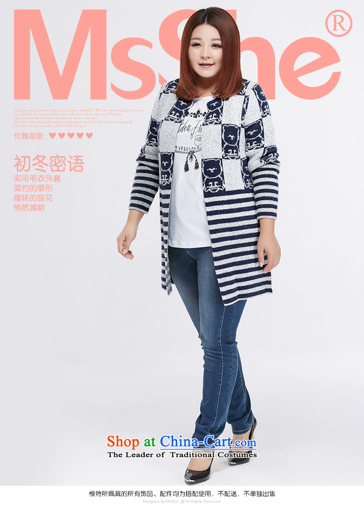 Msshe xl women 2015 new winter clothing lovely pattern warm long-sleeved sweater cardigan in long 4570 Blue Gray 2XL pictures, knocked price, brand platters! The elections are supplied in the national character of distribution, so action, buy now enjoy more preferential! As soon as possible.