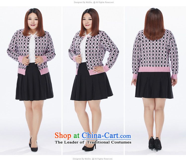 Msshe xl women 2015 new winter clothing latticed jacquard knitting cardigan sweater coat 8598 ALS101/ pink 3XL picture, prices, brand platters! The elections are supplied in the national character of distribution, so action, buy now enjoy more preferential! As soon as possible.