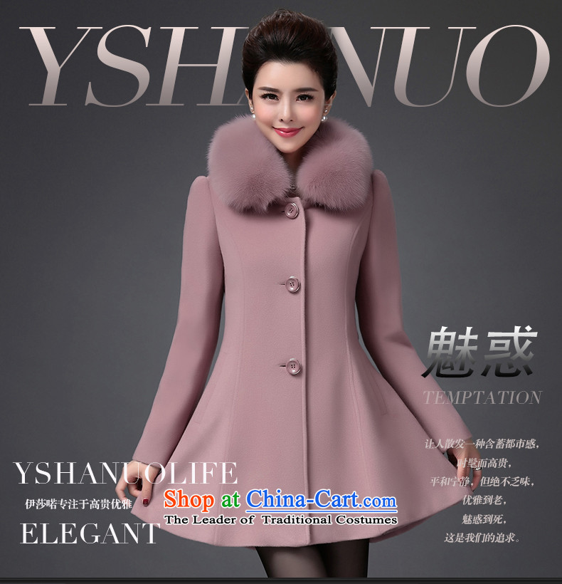 Isabel La Carconte 2015 autumn and winter new women's woolen coat luxury Fox for Sau San over the medium to longer term Gross Gross female Korean jacket? YS8831 and pink XXL picture, prices, brand platters! The elections are supplied in the national character of distribution, so action, buy now enjoy more preferential! As soon as possible.