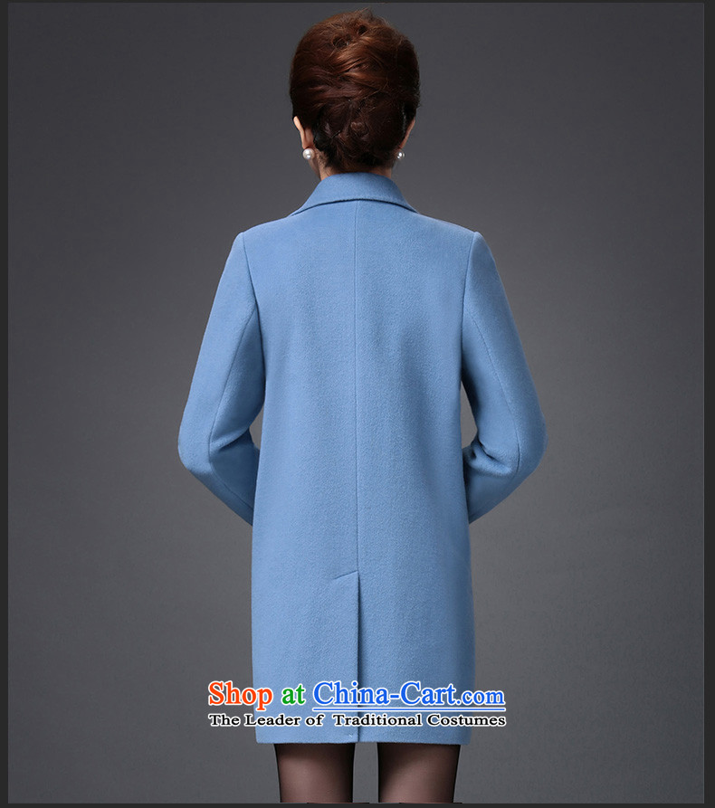 Isabel La Carconte 2015 autumn and winter new woolen coat female Korean lady temperament in double-long hair? jacket YS0004 female lake blue XXL picture, prices, brand platters! The elections are supplied in the national character of distribution, so action, buy now enjoy more preferential! As soon as possible.