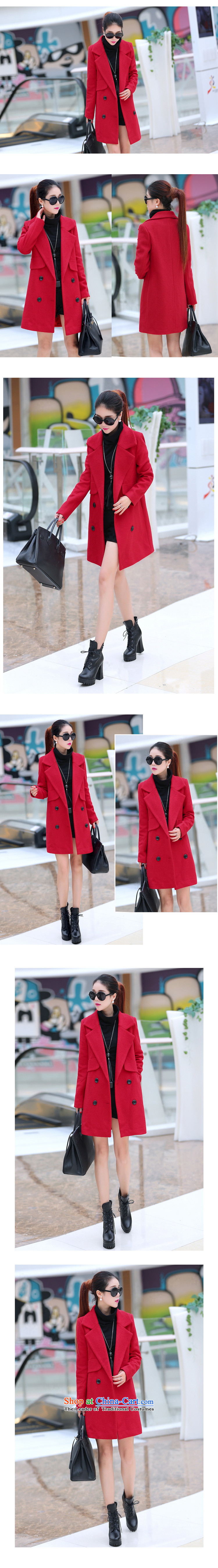 The Philippines 2015 Autumn Load Stephen poem won edition red jacket girl in gross? long double-style suit for autumn and winter a wool coat green L picture, prices, brand platters! The elections are supplied in the national character of distribution, so action, buy now enjoy more preferential! As soon as possible.