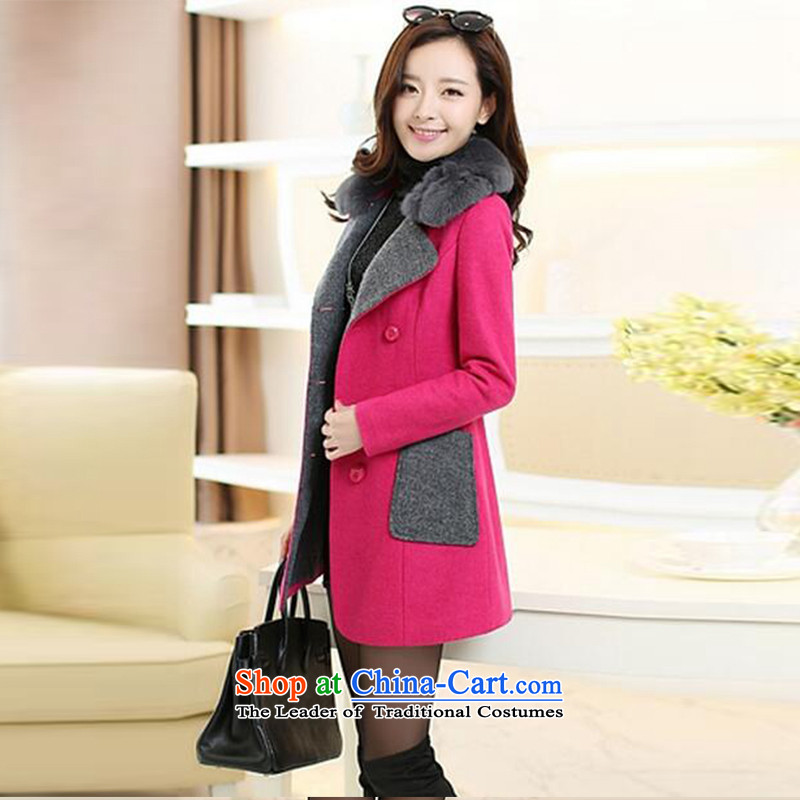 In accordance with the Lingdingyang autumn and winter dream female winter coats on new? The Girl in the double-long large amount of red M, jacket? According to the Lingdingyang Dream , , , shopping on the Internet