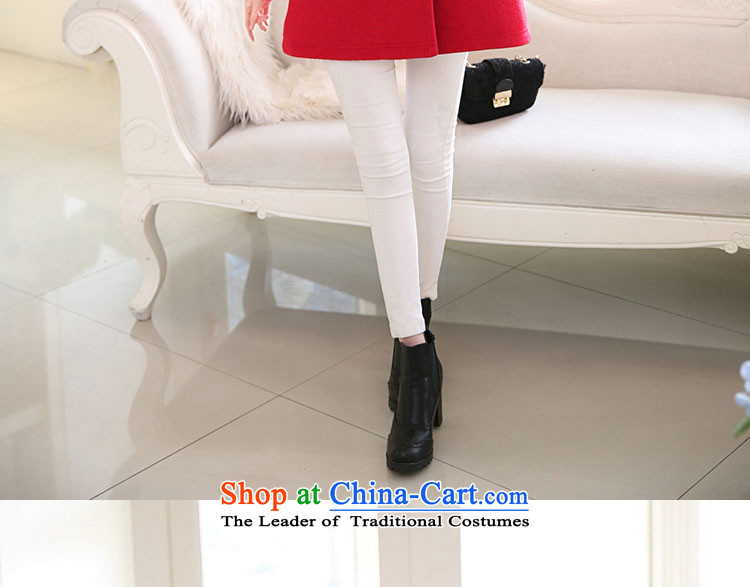 Yu Heung and Li Mao? 2015 autumn and winter coats female new women's body in thin graphics decorated long hair? female 525 pink jacket  M picture, prices, brand platters! The elections are supplied in the national character of distribution, so action, buy now enjoy more preferential! As soon as possible.