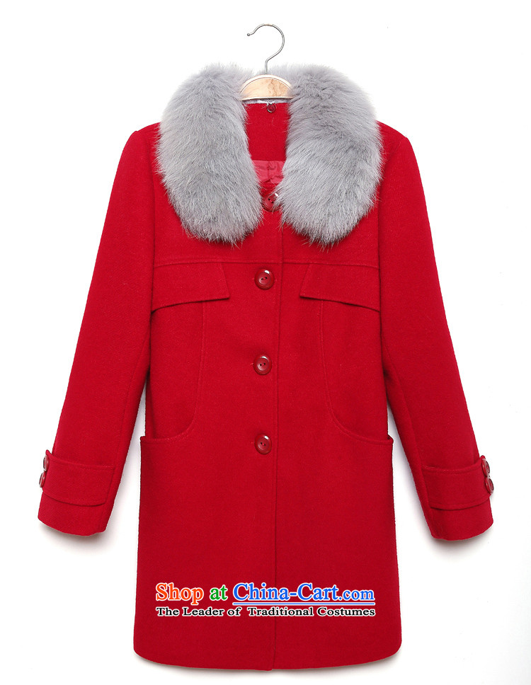 The 2015 autumn and winter won the new Korean version of large numbers of women who are in long wind jacket female Cashmere wool coat female C807? pink L picture, prices, brand platters! The elections are supplied in the national character of distribution, so action, buy now enjoy more preferential! As soon as possible.