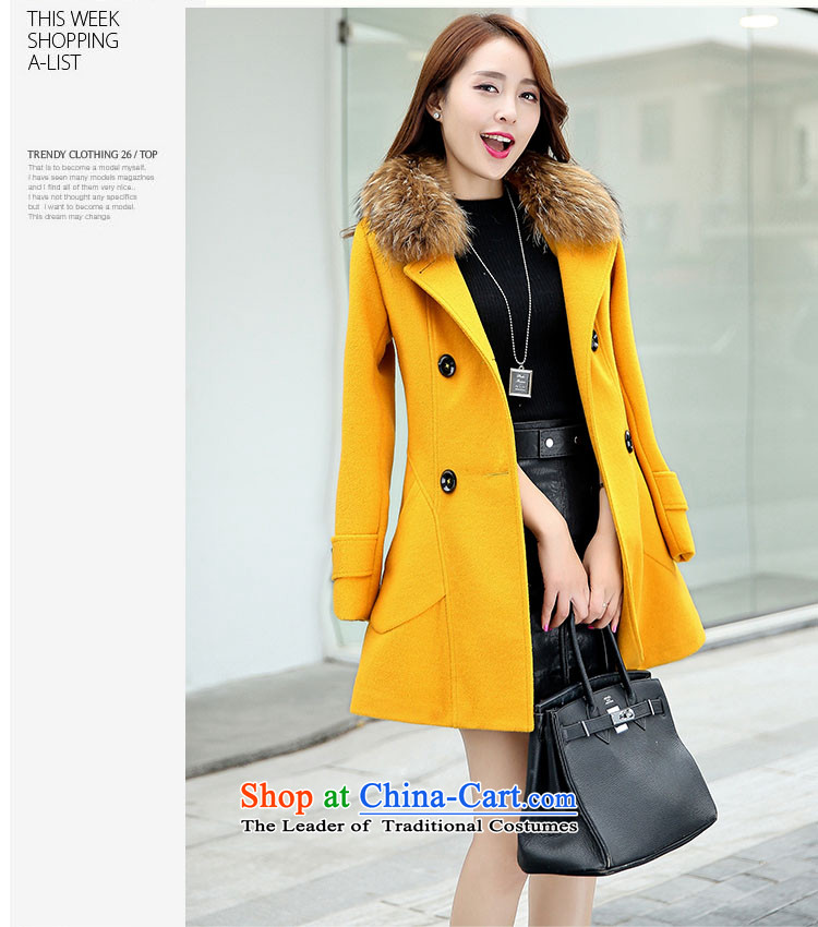 Included gross Hee-jacket coat 2015? female autumn and winter female new a windbreaker. Long Korean lapel loose video thin double-Dream (purple really nuclear sub picture) L for gross, prices, brand platters! The elections are supplied in the national character of distribution, so action, buy now enjoy more preferential! As soon as possible.