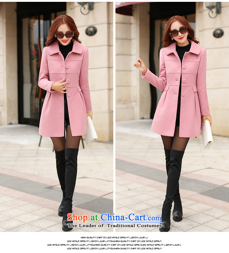 China, slave 2015 autumn and winter new gross girls jacket? long hair a wool coat Korean women's thin graphics Sau San Z316 pink XL Photo, prices, brand platters! The elections are supplied in the national character of distribution, so action, buy now enjoy more preferential! As soon as possible.