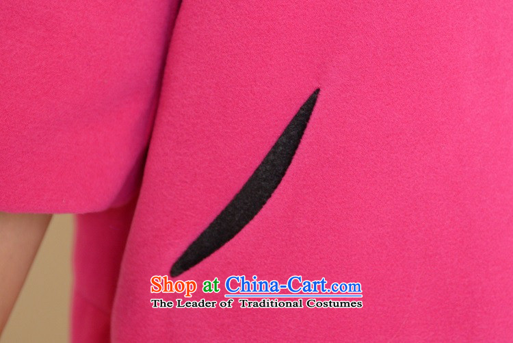 The Taliban Slobodan autumn 2015 new for women Korean without collars in gross? jacket long temperament loose cloak? coats, Red XL Photo, prices, brand platters! The elections are supplied in the national character of distribution, so action, buy now enjoy more preferential! As soon as possible.