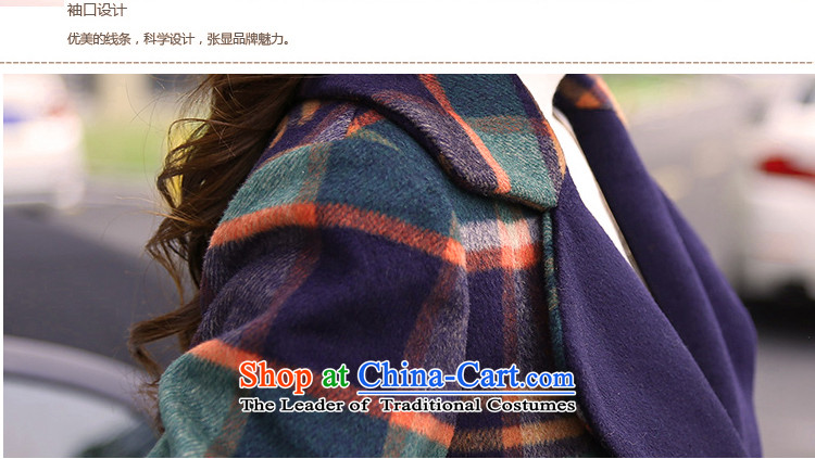 The litany of workshops for autumn and winter clothes in the new long block gross? coats of Sau San jacket girl power blue patterned XL Photo, prices, brand platters! The elections are supplied in the national character of distribution, so action, buy now enjoy more preferential! As soon as possible.
