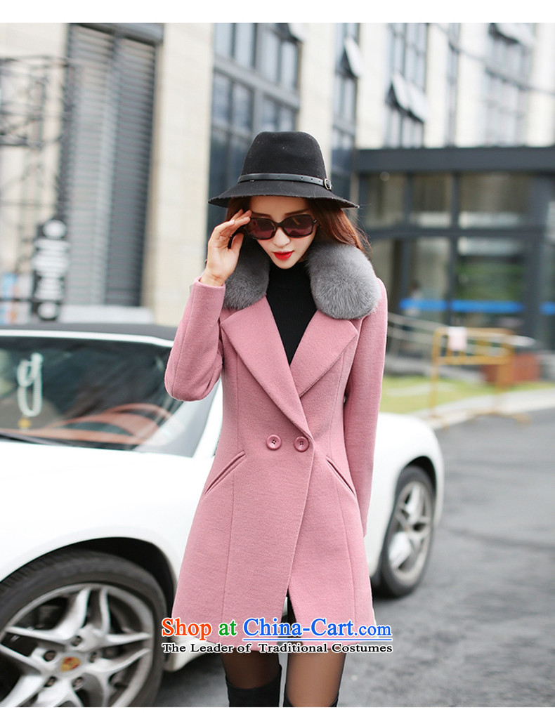 The multimedia room hair so dress jacket Women 2015. long winter clothing Korean women's large and stylish lounge gross for a wool coat 8516 wine red XL Photo, prices, brand platters! The elections are supplied in the national character of distribution, so action, buy now enjoy more preferential! As soon as possible.