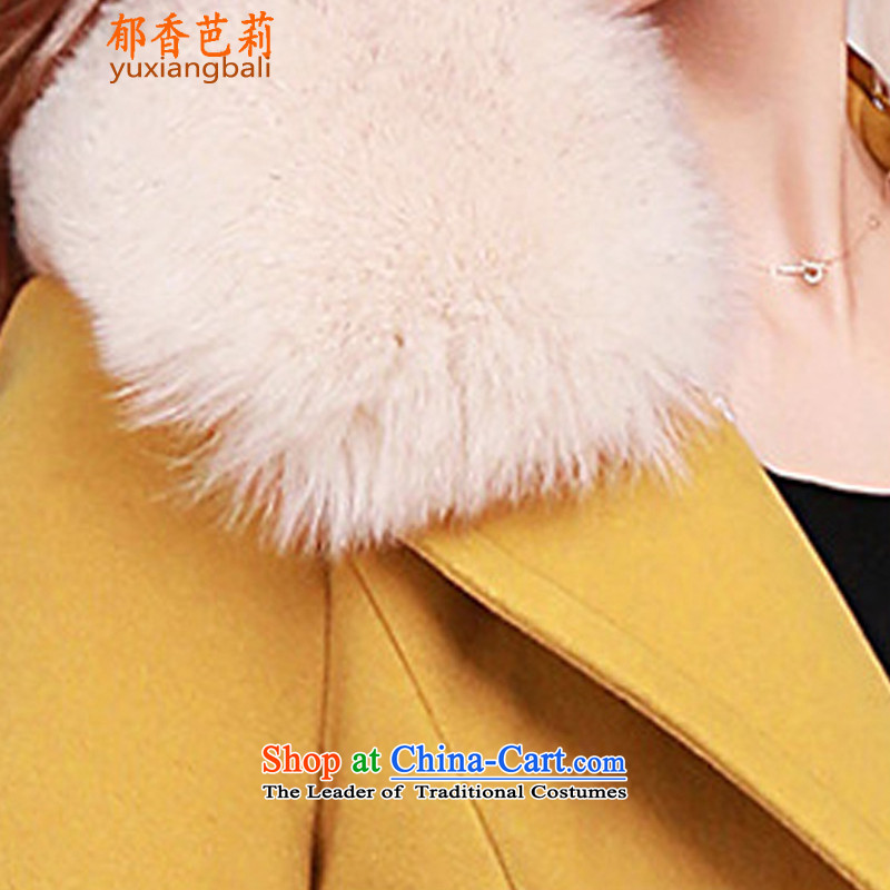 Yu Heung and Li Mao? 2015 autumn and winter coats girl on new women's decoration in the body of this long coats jacket female 2018 large red , L, Yu Heung and Li (YUXIANGBALI) , , , shopping on the Internet