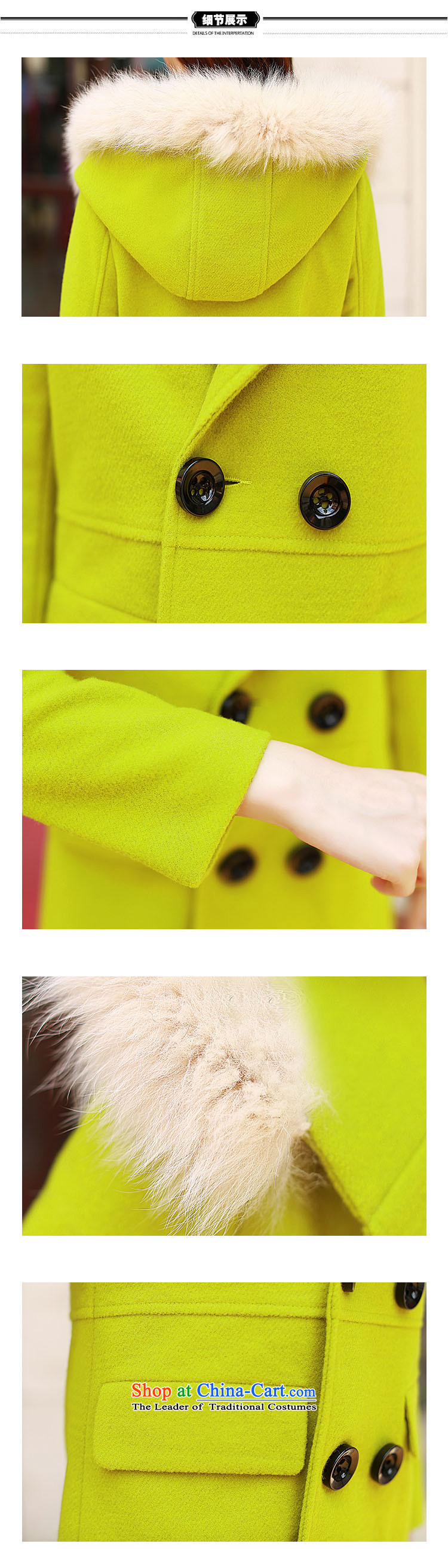 Moncy Nga Jacket coat female gross? 2015 autumn and winter female new a windbreaker. Long Korean cap for loose video 
