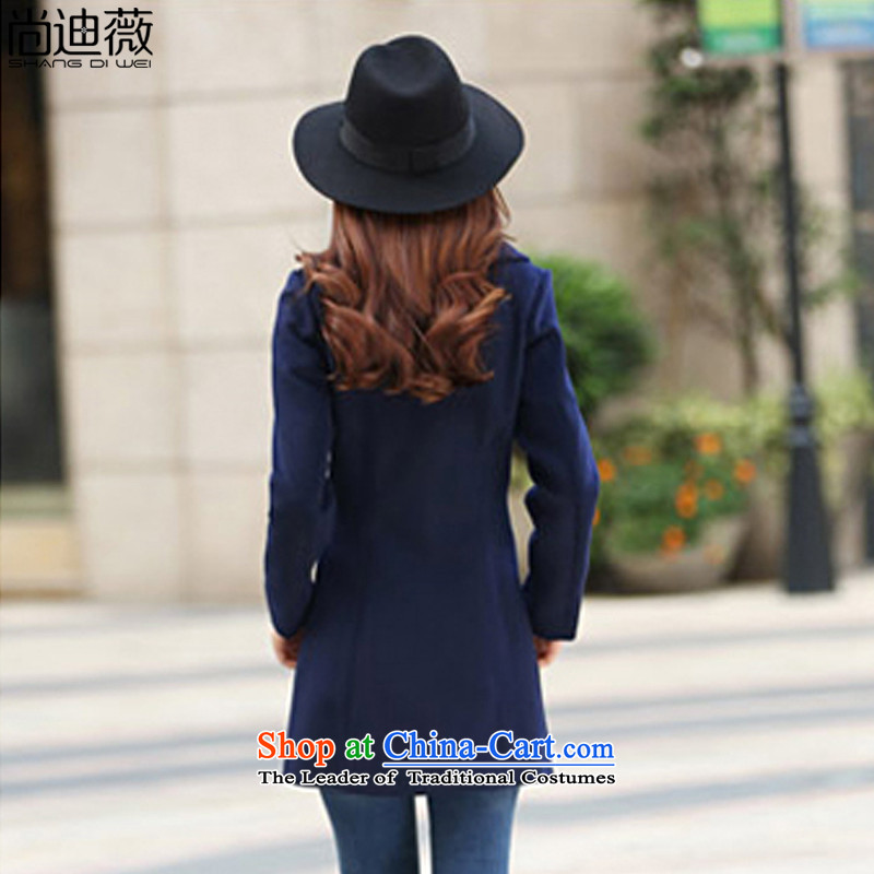 Ms Audrey EU's gross is yet women 2015 winter coats women new Korean version in the long hair of Sau San? jacket 806 Navy , L, yet to achieve Ms Audrey EU has been pressed shopping on the Internet