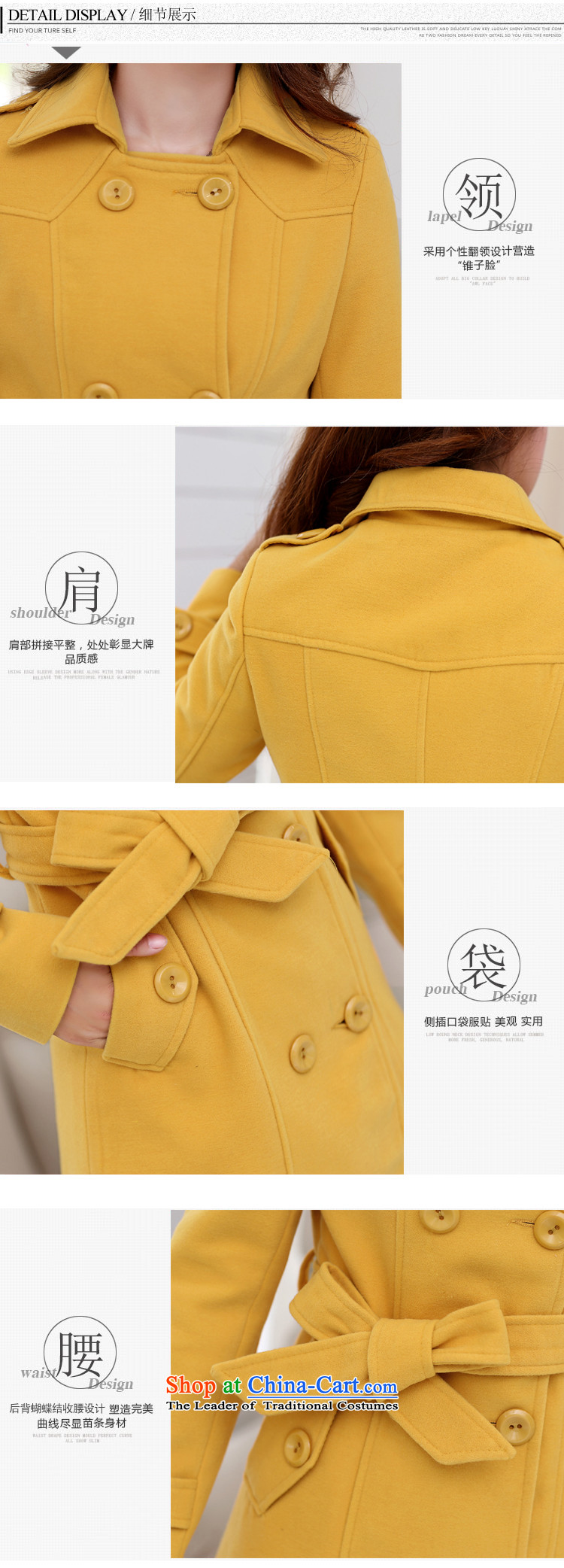 Blair's 2015 autumn and winter Po New han bum in long thin hair so Sau San video jacket coat women 3513 navy blue L picture, prices, brand platters! The elections are supplied in the national character of distribution, so action, buy now enjoy more preferential! As soon as possible.