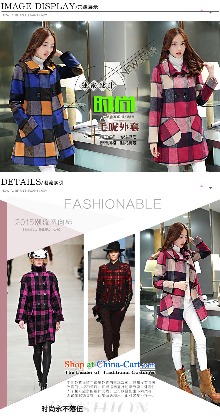 Chino Fumiko larger women to increase load autumn wool coat in the medium to long term, it plaid jacket color photo of gross? 165-180 4XL around 922.747 picture, prices, brand platters! The elections are supplied in the national character of distribution, so action, buy now enjoy more preferential! As soon as possible.