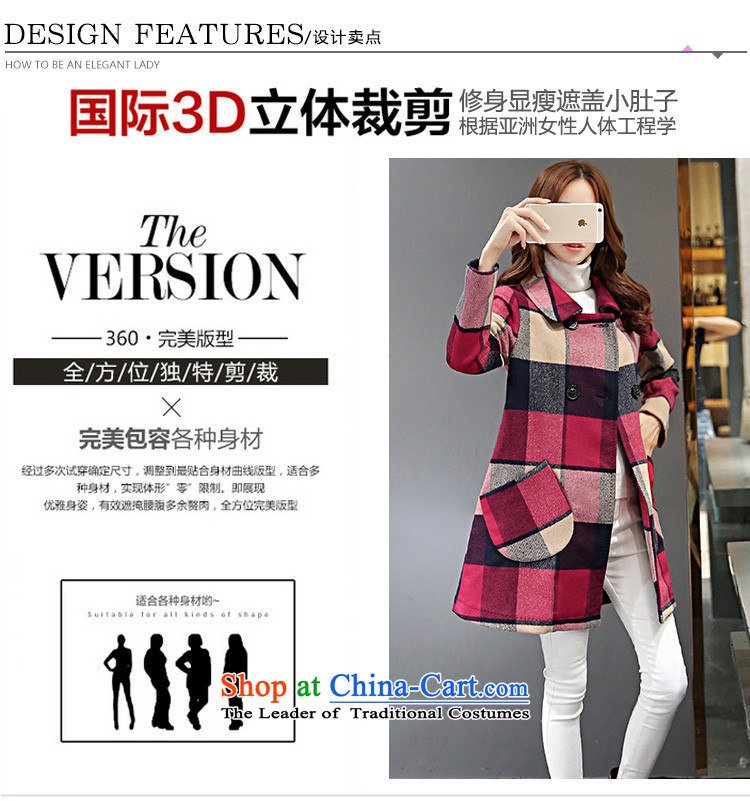 Chino Fumiko larger women to increase load autumn wool coat in the medium to long term, it plaid jacket color photo of gross? 165-180 4XL around 922.747 picture, prices, brand platters! The elections are supplied in the national character of distribution, so action, buy now enjoy more preferential! As soon as possible.