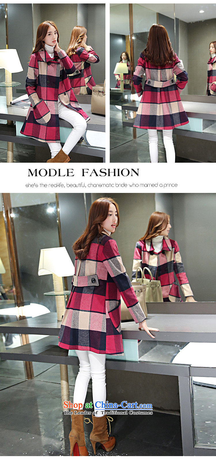 Chino Fumiko larger women to increase load autumn wool coat in the medium to long term, it plaid jacket color photo of gross? 165-180 4XL around 922.747 picture, prices, brand platters! The elections are supplied in the national character of distribution, so action, buy now enjoy more preferential! As soon as possible.