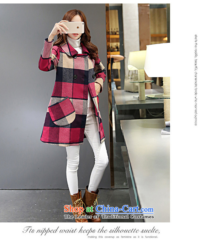 Chino Fumiko larger women to increase load autumn wool coat in the medium to long term, it plaid jacket color photo of gross? 165-180 4XL around 922.747 picture, prices, brand platters! The elections are supplied in the national character of distribution, so action, buy now enjoy more preferential! As soon as possible.