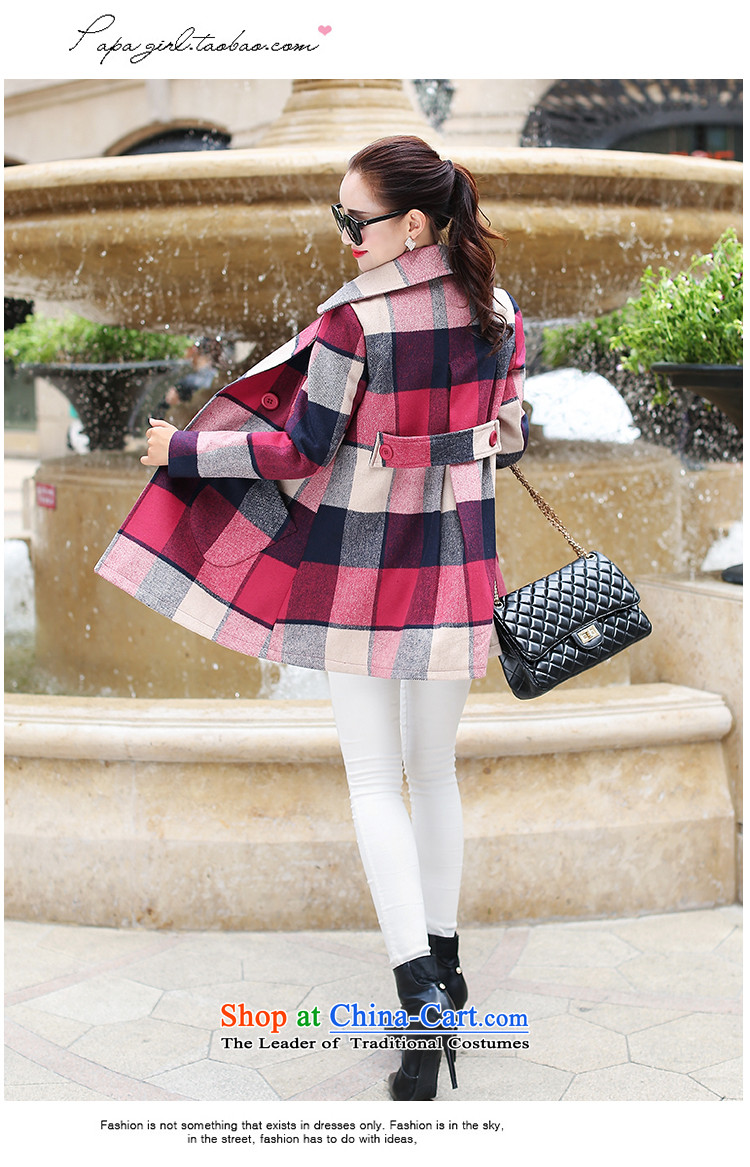 Chino Fumiko larger women to increase load autumn wool coat in the medium to long term, it plaid jacket color photo of gross? 165-180 4XL around 922.747 picture, prices, brand platters! The elections are supplied in the national character of distribution, so action, buy now enjoy more preferential! As soon as possible.