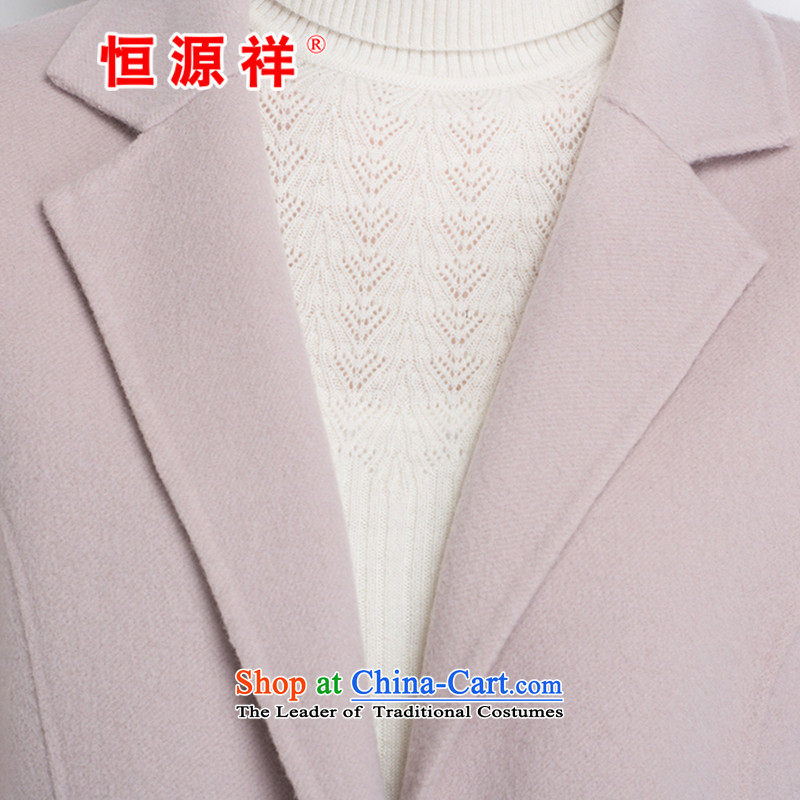 Hengyuan Cheung 100% Pure Wool double-side COAT 2015 autumn and winter Ms. New Version won long gross jacket , light gray Bethlehem? source-cheung shopping on the Internet has been pressed.