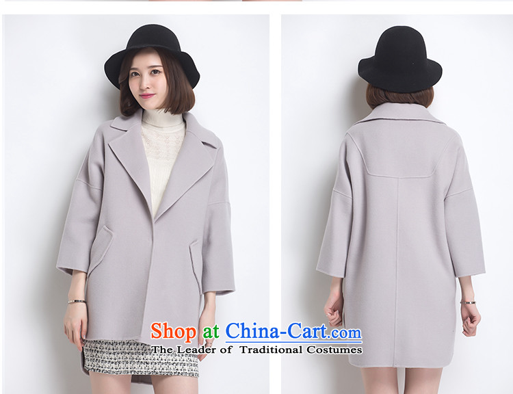 Hengyuan Cheung Women 100% wool double-side COAT 2015 autumn and winter edition of the new Korean) long hair? jacket pink S picture, prices, brand platters! The elections are supplied in the national character of distribution, so action, buy now enjoy more preferential! As soon as possible.