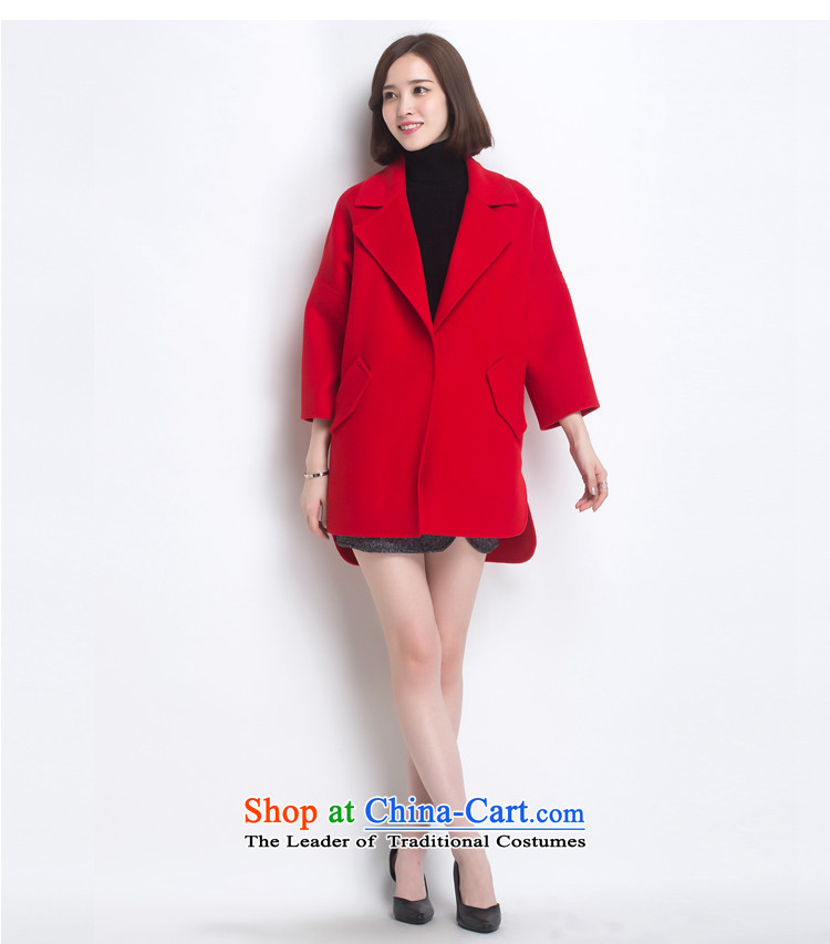 Hengyuan Cheung Women 100% wool double-side COAT 2015 autumn and winter edition of the new Korean) long hair? jacket pink S picture, prices, brand platters! The elections are supplied in the national character of distribution, so action, buy now enjoy more preferential! As soon as possible.