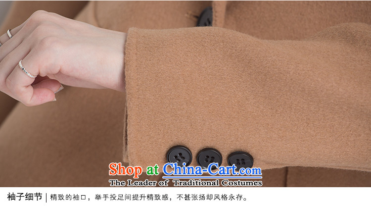 Hengyuan Cheung women wool double-side COAT 2015 autumn and winter edition of the new Korean) long a grain of detained? jacket color pictures, prices, S brand platters! The elections are supplied in the national character of distribution, so action, buy now enjoy more preferential! As soon as possible.
