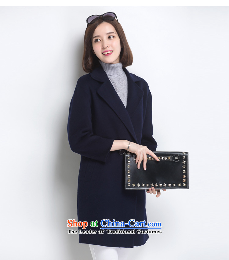 Hengyuan Cheung 100% Pure Wool double-side COAT 2015 autumn and winter Ms. new Korean long hair? jacket light gray S. picture, prices, brand platters! The elections are supplied in the national character of distribution, so action, buy now enjoy more preferential! As soon as possible.