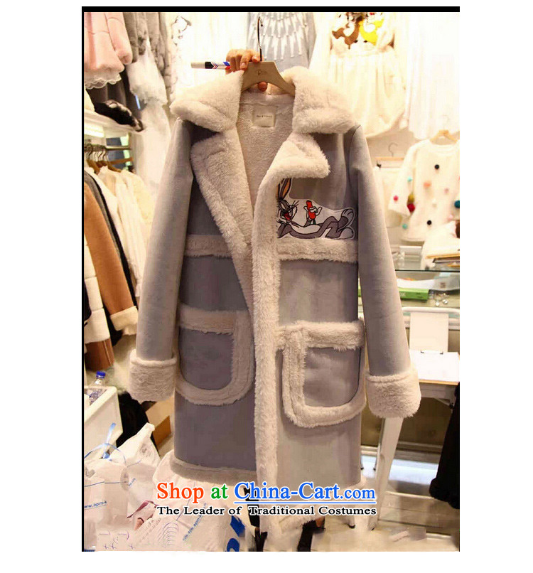 Chung Cayman El 2015 autumn and winter new thick mm heavy code women cotton coat t-shirt, long jacket 15067 stamp light gray XXXL picture, prices, brand platters! The elections are supplied in the national character of distribution, so action, buy now enjoy more preferential! As soon as possible.