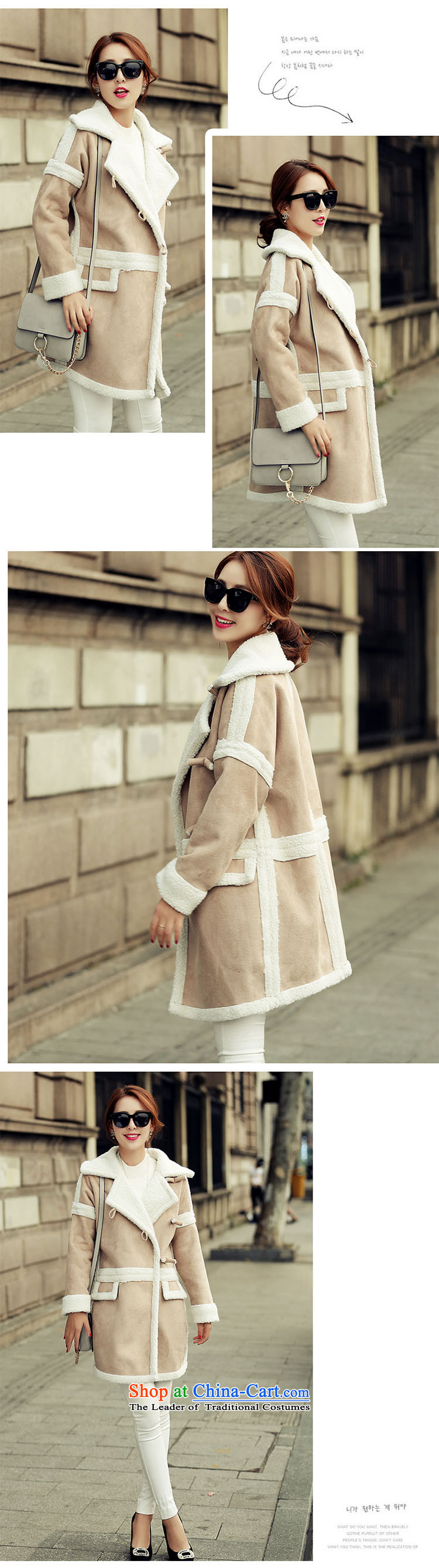 Piao Love Ting 2015 autumn and winter coats gross new female wool male lambs?? lapel jacket gross young female picture color coat terminal M picture, prices, brand platters! The elections are supplied in the national character of distribution, so action, buy now enjoy more preferential! As soon as possible.
