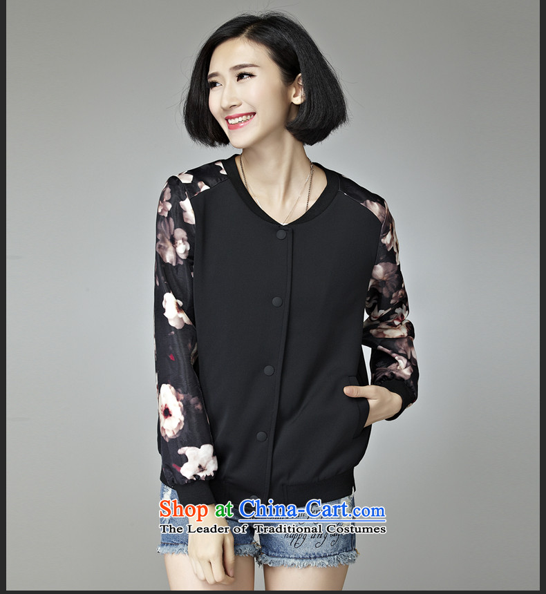 The Eternal Soo-XL female jackets winter 2015 new products female thick mm sister autumn graphics thin Korean temperament large relaxd short jacket, black XL Photo Cardigan, prices, brand platters! The elections are supplied in the national character of distribution, so action, buy now enjoy more preferential! As soon as possible.