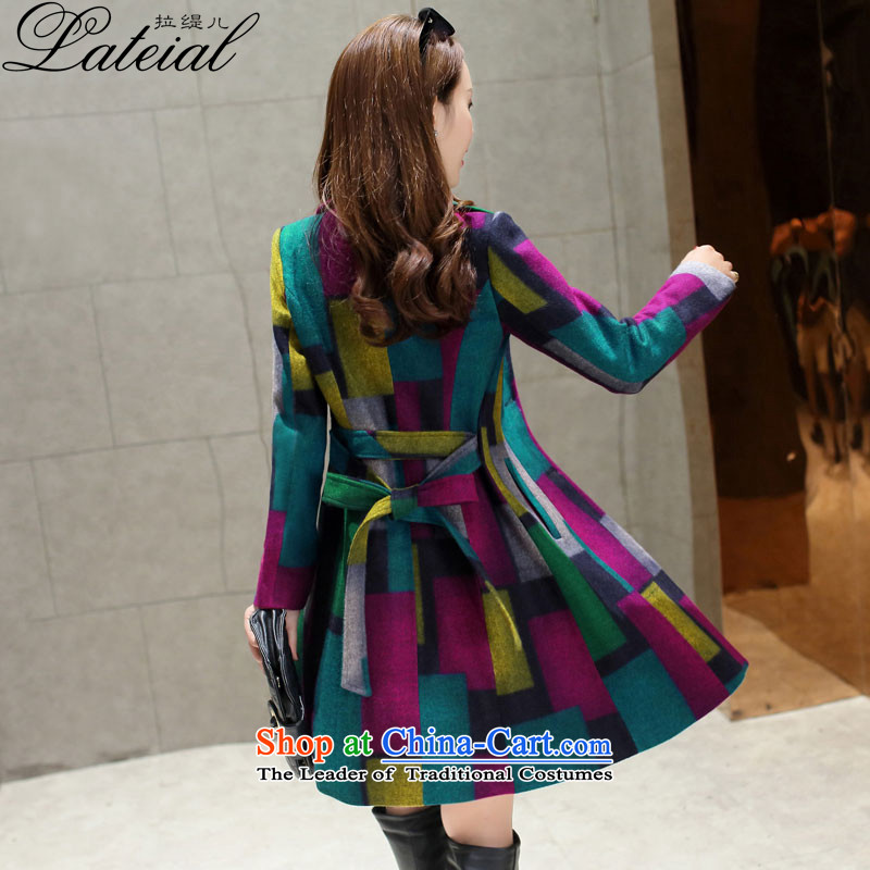 Pull economy- 2015 autumn and winter new women's winter coats Gross Gross girl?? jacket Sau San Box long yellow XXL, 355-lateial pull economy) , , , shopping on the Internet