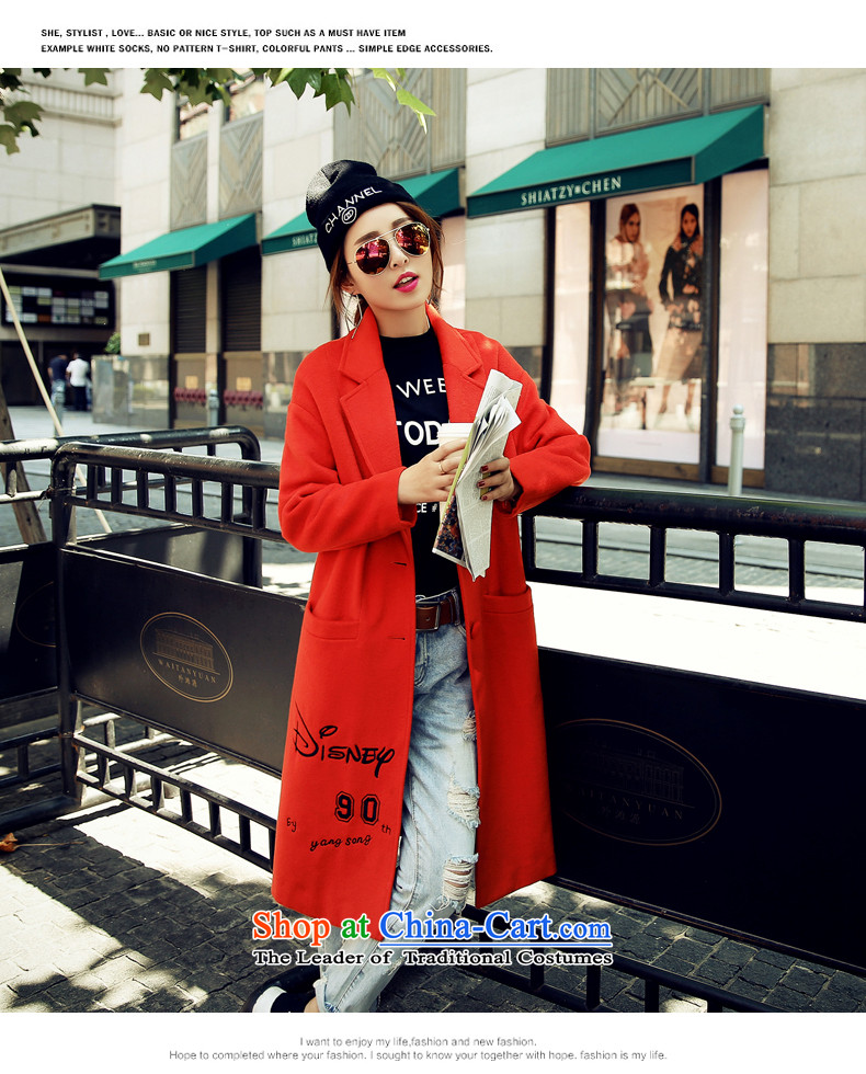 Mrs flower of gross? autumn and winter coats women 2015 new Korean long dog pattern letters gross flows of jacket? 1016 gray S picture, prices, brand platters! The elections are supplied in the national character of distribution, so action, buy now enjoy more preferential! As soon as possible.