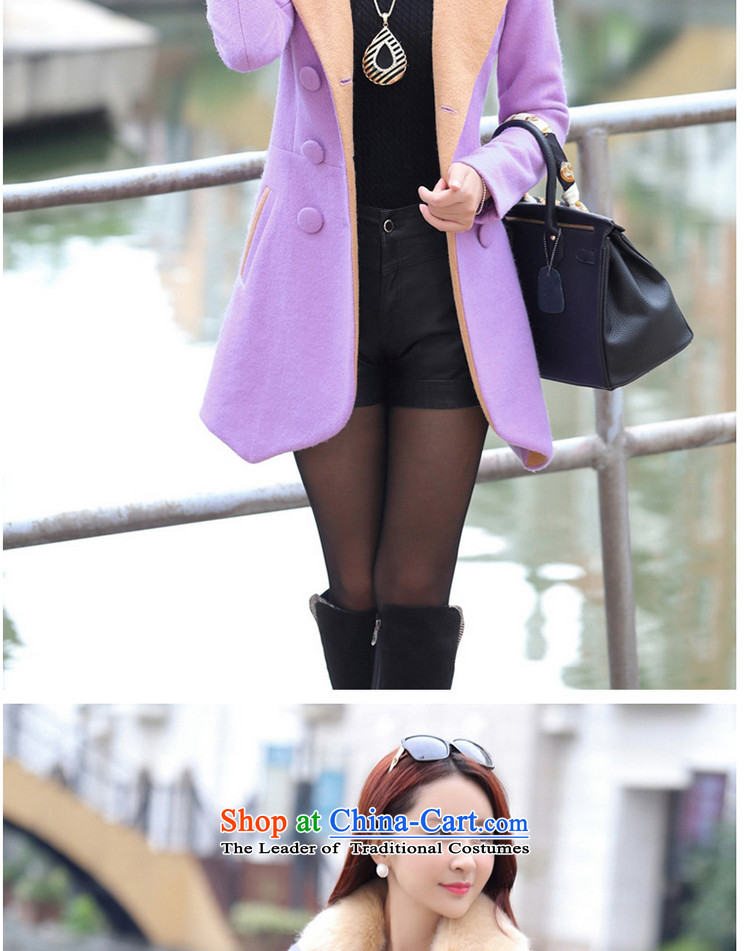On China Tachee larger women 2015 winter clothing new Korean version of the video in Sau San thin long double-a wool coat female red XXL picture, prices, brand platters! The elections are supplied in the national character of distribution, so action, buy now enjoy more preferential! As soon as possible.