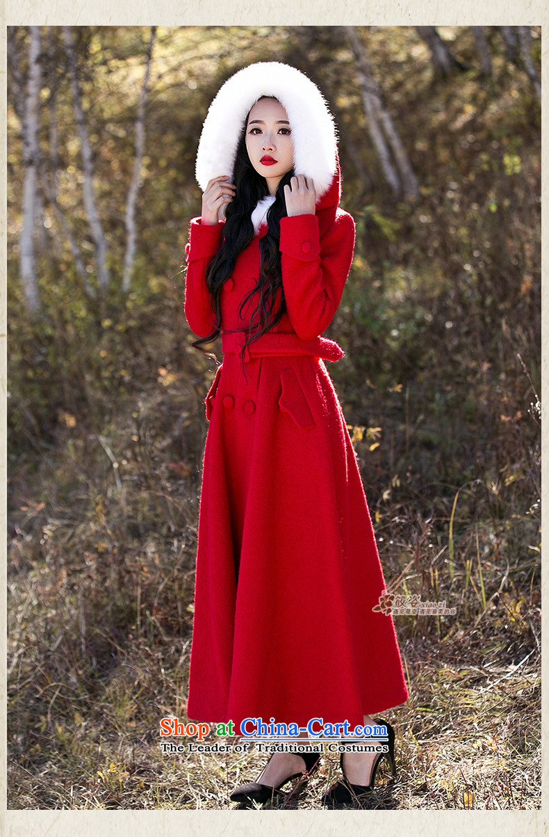 Gigi Lai Siu-lady 2015 winter new retro long hair so Sau San coats fox gross pure color is long coats red L picture, prices, brand platters! The elections are supplied in the national character of distribution, so action, buy now enjoy more preferential! As soon as possible.