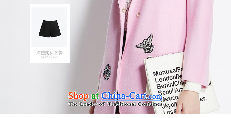 Hong Lai Ying 2015 winter clothing new temperament elegant small fresh stamp double-side gross female pink jacket? (13) M picture, prices, brand platters! The elections are supplied in the national character of distribution, so action, buy now enjoy more preferential! As soon as possible.