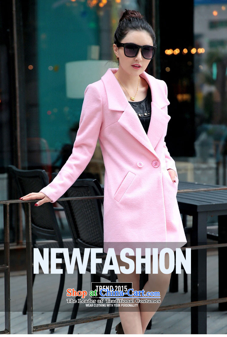 Vichy figure 2015 Fall/Winter Collections Korean female jacket? gross han bum commuter autumn Connie larger in sub-coats Long Wave Small incense winter Sau San light blue XL Photo, prices, brand platters! The elections are supplied in the national character of distribution, so action, buy now enjoy more preferential! As soon as possible.