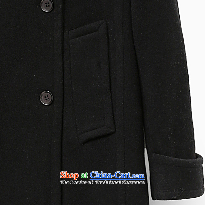 Amii wild double-reverse collar wool a jacket black M,amii,,, shopping on the Internet
