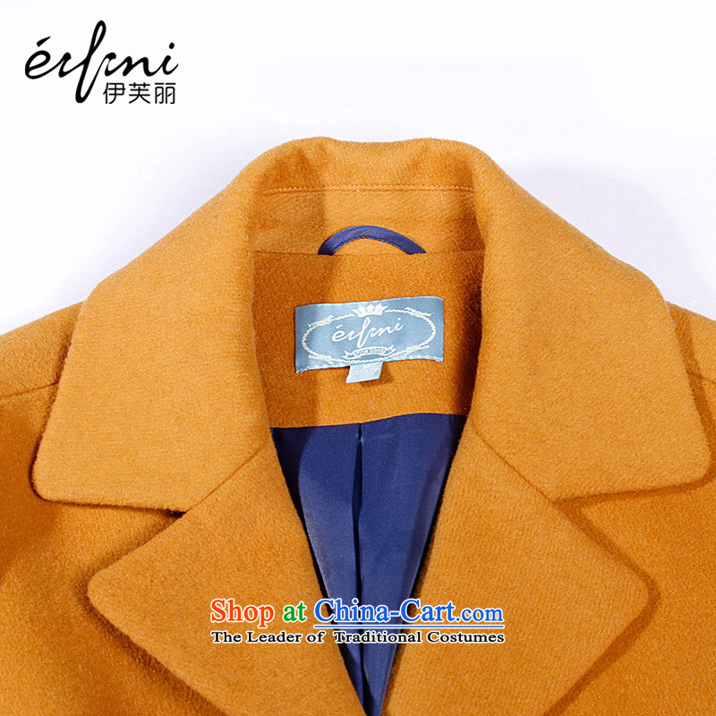 El Boothroyd 2015 winter clothing new a grain shortage of detained lapel coats female 6581017119 gross? caramel , L, Evelyn eifini lai () , , , shopping on the Internet