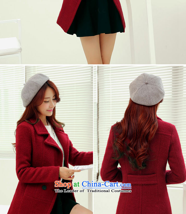 Yu Heung and Li Mao? 2015 autumn and winter coats female new women's body graphics thin is decorated jacket coat female 1018 Light Gray L picture, prices, brand platters! The elections are supplied in the national character of distribution, so action, buy now enjoy more preferential! As soon as possible.