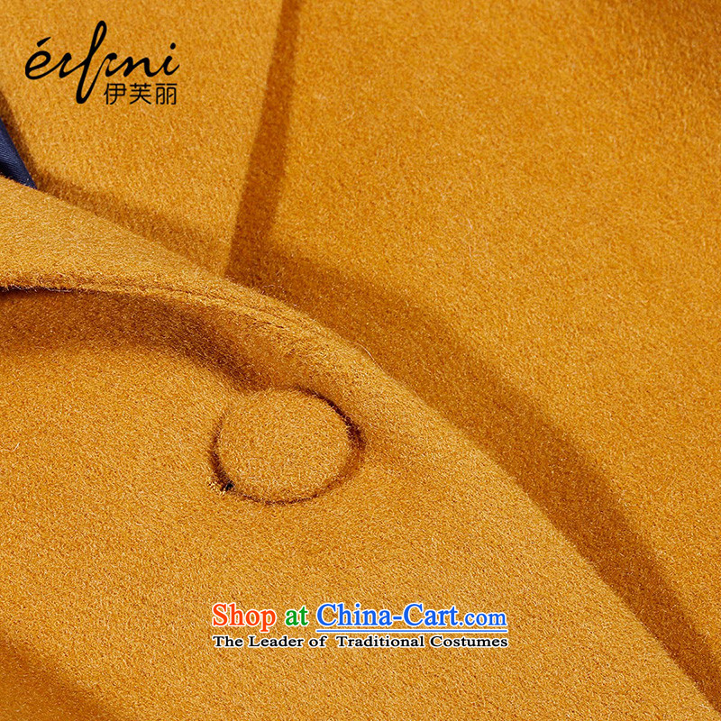 El Boothroyd 2015 winter clothing new Korean lapel jacket in long coats female 6581017772 caramel S, Evelyn Lai (eifini) , , , shopping on the Internet