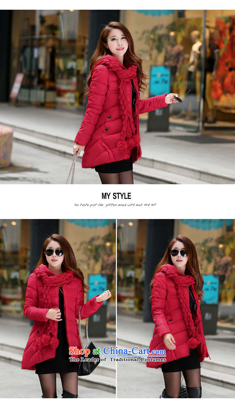 Mr James TIEN Yi Won thick large Tien 2015 cotton coat female feather cotton coat thick sister autumn new) stout woman to replace increase thick MM autumn and winter coats Red Robe Female Red XXXL picture, prices, brand platters! The elections are supplied in the national character of distribution, so action, buy now enjoy more preferential! As soon as possible.