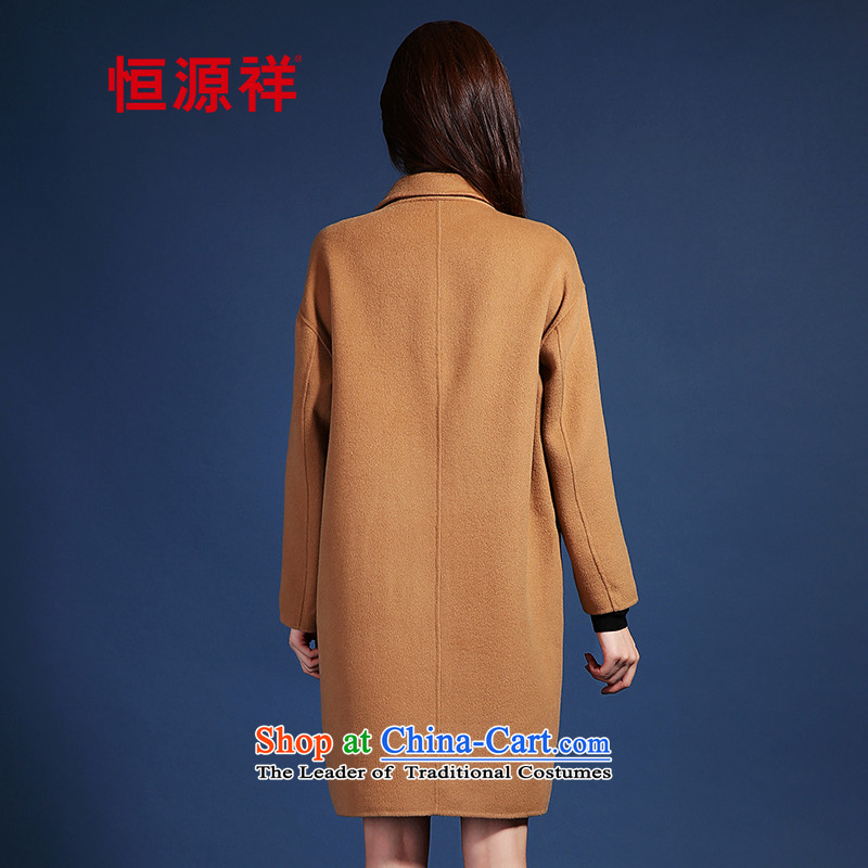 Hang Cheung Pure Wool gross source? 2015 autumn and winter coats female Korean version of the new long-manual two-sided coats and color 160/84A/M,? Hengyuan-cheung (HYX) , , , shopping on the Internet