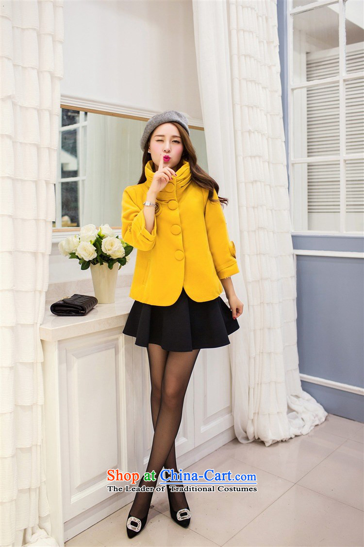 Ing Barings be 2015 autumn and winter new larger gross?) Single Rank jacket short clip collar 7 Cuff Sau San a wool coat pink M picture, prices, brand platters! The elections are supplied in the national character of distribution, so action, buy now enjoy more preferential! As soon as possible.