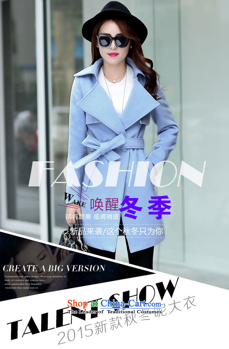 Ms Audrey EU Lok according to gross? 2015 autumn and winter coats female new Western Wind Foutune of gross girls coat? Long a fluorescent color M brand, prices, picture platters! The elections are supplied in the national character of distribution, so action, buy now enjoy more preferential! As soon as possible.